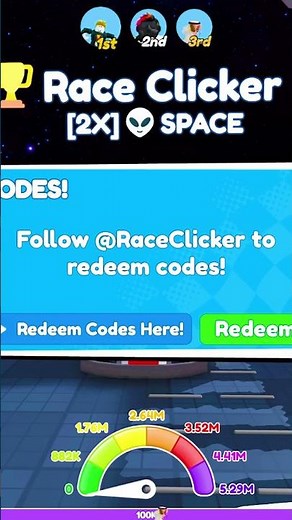 Race Clicker CODE! 😎