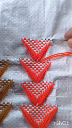 new woollen embroidery design #youtubeshorts #embroidery