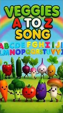 ABC Vegetable Song for kids | A to Z Vegetables for Kids #nurseryrhymes #shorts