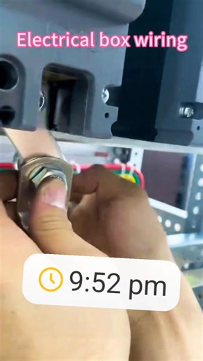 Electrical box wiring #electrician #box #wire #work #wiring #electrical #distribution | Electrics biaoge