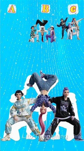 Rumi Mira Zoey: 🪖👯Military Dance Trends x Kpop Demon Hunters #kpopdemonhunters #rumi #mira #zoey