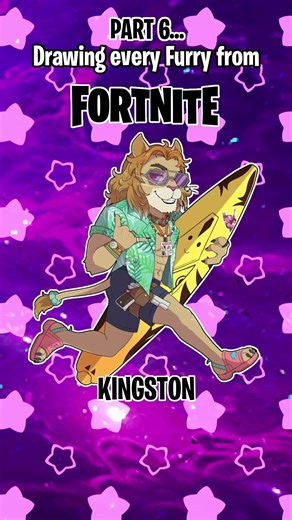 Drawing Every Furry From Fortnite! Part 6.Get stickers on my shop! #furry #fortnite #stickers