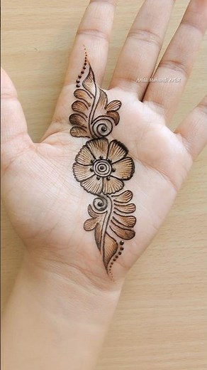 Front hand beautiful Mehandi design #mehndi #henna #mehandidesign #letestmehndi