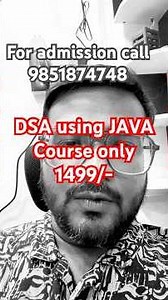 DSA using JAVA Course only 1499/- #shorts#dsa#java#dsawithjava