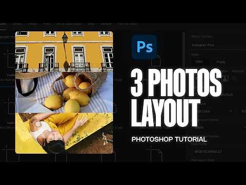 How to Make a 3 Photo Instagram Layout in Photoshop