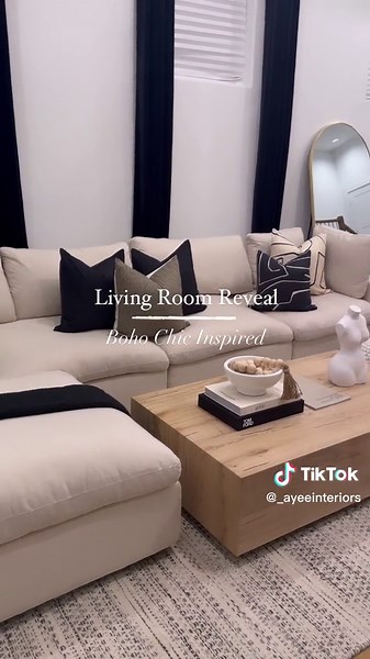 Boutique Inspired Living Room Design | Neutral Color Scheme | Happy Client | Alexia Yee Interiors