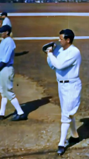 Restored footage from 1929 of legendary baseball player Babe Ruth in training during the New York Yankees Spring training camp at Waterfront Park in St. Petersburg, Florida. This footage was filmed as part of a Grantland Rice spotlight newsreel. Footage frame rate increased, upscaled and “colorized” by HistoryColored using AI technology. Footage originally from: Grantland Rice sportlight. [Babe Ruth in training—unidentified work], Library of Congress Music: Holding on to Hope / Megan Wofford / E
