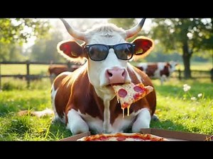 "Funny Dancing Cow 🐮 |1000% Hilarious Cow Dance Song | DJ Moo Moves 2025 😂💃