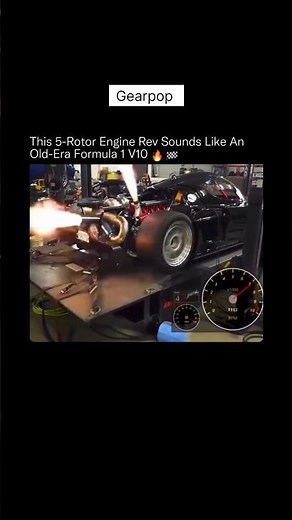 This 5-Rotor Engine Sounds Like an Old F1 V10 🤯🔥