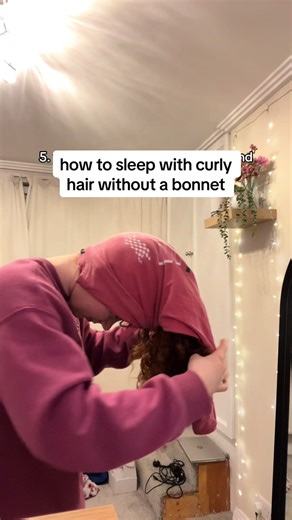 How to Sleep with Curly Hair Without a Bonnet