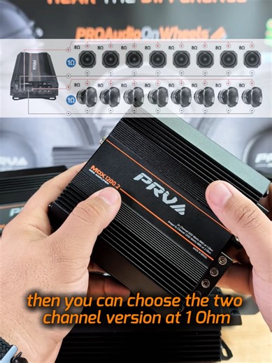 PRV Audio Amplifiers: Connect Up to 16 Speakers