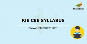 RIE CEE Syllabus 2025 & Exam Pattern PDF Download