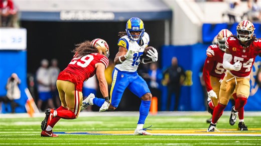 HIGHLIGHTS: Rams WR Demarcus Robinson's 32-yard catch puts team in 49ers territory