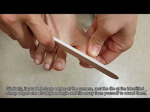 Nail Filing: The suggested way to take care of your toenails