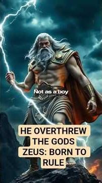 1. How Zeus Became the Supreme Ruler of Mount Olympus ⚡ #greekmythology #zues #olympus