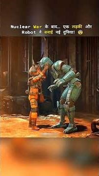 After Nuclear War… A Girl and a Robot Built a New World 😨 #shorts #viral #trending