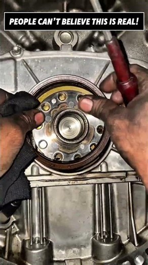 EASY WAY TO CHANGING Oil leaking between engine and transmission