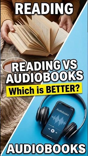 READING VS AUDIOBOOKS: Which is BETTER For Your Brain??