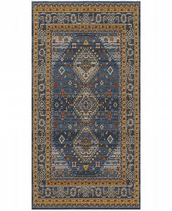 Safavieh Classic Vintage CLV114 Blue and Gold 8' x 10' Area Rug - Macy's
