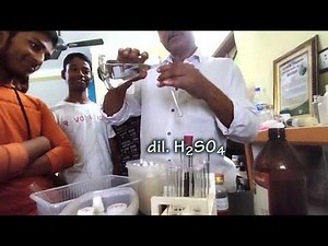 Oxidation of FeSO4 by H2O2