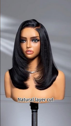 UNice Pre-bleached Clean And Invisible Wig Knots Yaki Bob Wig