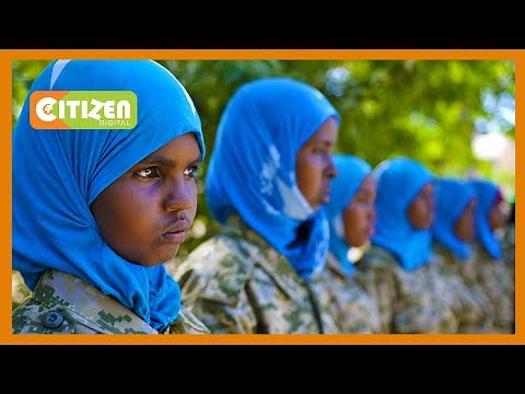 An all women KDF squad helping in the fight against the Al-shabaab