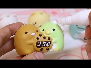 ASMR Squishy #203 Puni Deco Squeeze Sumikko Gurashi DIY Squishy Squeeze Making Kit