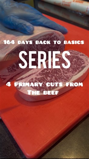 4 primary cuts from the beef 🥩 163 days back to basics series… #chefs #newchefs #chefslife #newgeneration #knowledge #newchef | Diego Solis
