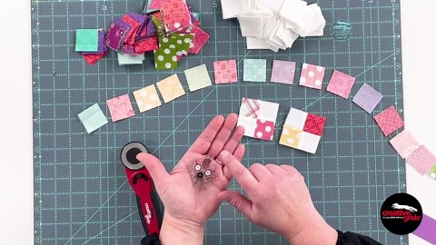 Creative Grids Quilt Ruler 2-1/2in x 4-1/2in Rectangle – CGR2545 – Made in USA, Non-Slip Grip Acrylic Quilting, Sewing, Crafting, Patchwork Ruler for Measuring & Cutting Fabric