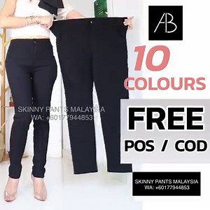 4.4M views · 44K reactions | Ultra-Stretchy Skinny Jeans 10 Colors SizeA - For waist 26-31" Size B - For waist 32-35"  Size C - For waist 36-39"  Size D - For waist 40-48" (CASH ON DELIVERY whole of Malaysia) ✅Jeans Color: RM75 (FREE POS & COD) ✅Normal Color: RM65 (FREE POS & COD) | Skinny Pants Malaysia | Facebook