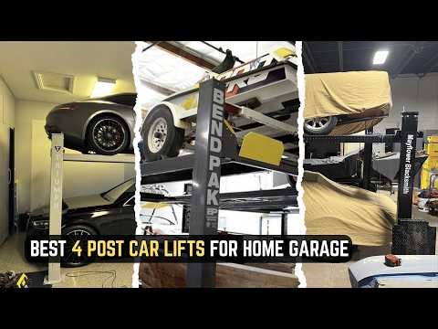 7 Best 4-Post Car Lifts for Home Garages 2026 (Real-World Guide)