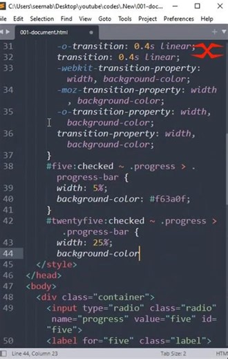 Animated Progress Bar HTML CSS0