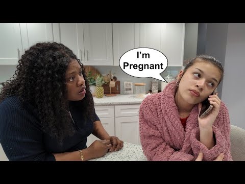 Saying I'm Pregnant On The Phone To See My Grandma Reaction