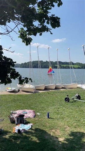 Sunfish Sailing at Marsh Creek State Park / Downingtown, PA #lake