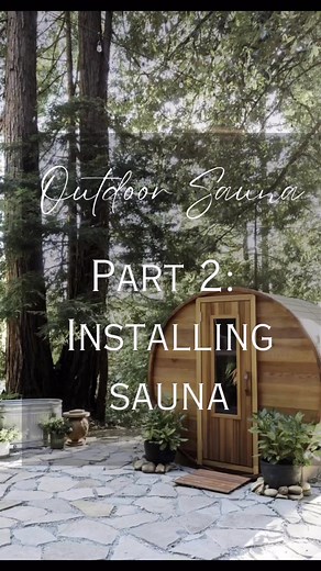 Part 2 of installing a sauna in our backyard. Honestly, I was mind blown by how quick this process went. I would say it took only about 3-4 hours to complete. Can’t wait to try it out for the first time tonight! Still some landscaping and final touches I want to add but it’s official we have a functioning sauna in our backyard!! | The Gibby Home