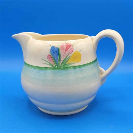 Clarice Cliff Spring Crocus Jug, 1930s Windsor Style, Newport Pottery - Etsy