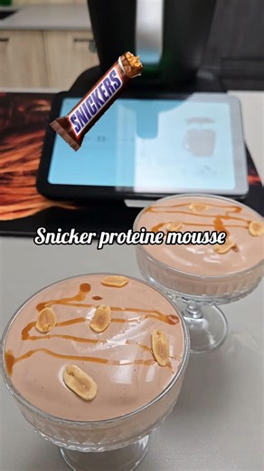 Snicker proteine mousse suikervrij
