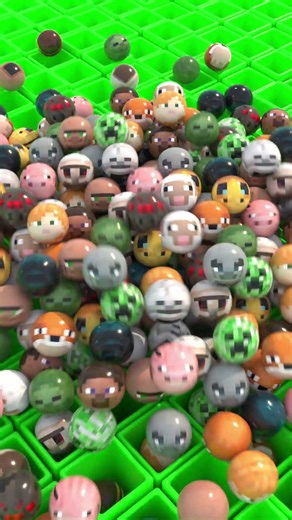 Minecraft Head Ball Falling # #minecraft