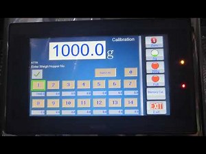 How to calibrate the multi head scale for packing machine? How to calibrate weighing scales?