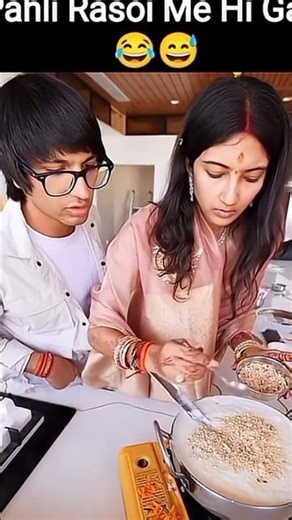 Sourabh Joshi wife pahli rasoi#shorts #youtubeshorts #shorabhjoshivlog #viralvideos #viralshorts