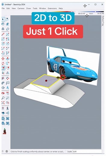 Transform Images to 3D Models in SketchUp Using AI