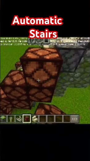 🔧✨ How to Build AUTOMATIC STAIRS in Minecraft! (Easy Redstone Tutorial)