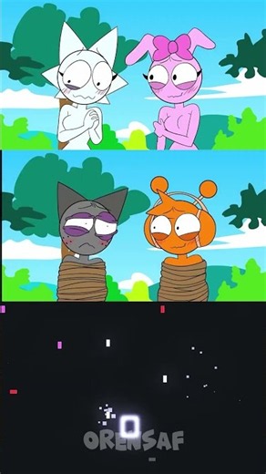 Kiss Sprunki Animation 09125 #animation #rainbowfriends #gartenofbanban