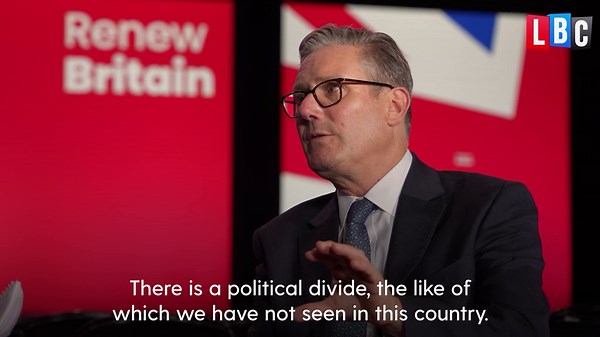 Starmer rejects claims his comments about Reform will incite violence against Farage