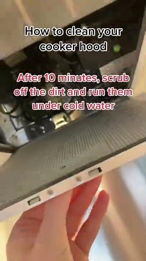How to clean your cooker hood #Shorts