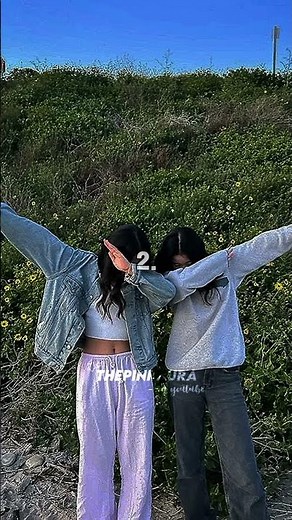 Cute picture ideas to try with ur bestie🦋✨ #aesthetic #shorts #bestie #thepinkaura