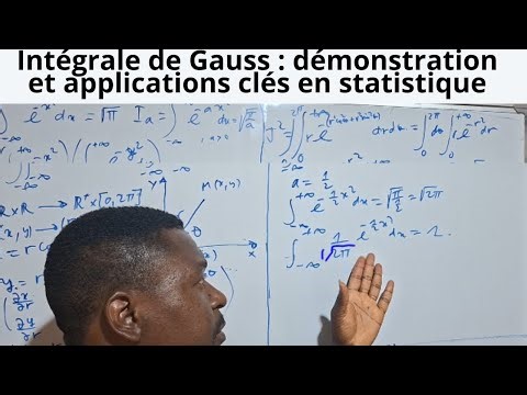 Intégrale de Gauss : démonstration et applications clés en statistique