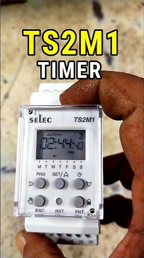 TS2M1 TIME SWITCH ALL SETTINGS #Timer #shorts