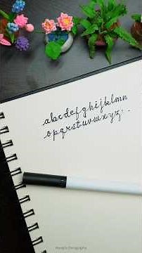 A to Z Beautiful Lettering ✍️ | Easy Alphabet Writing #shorts