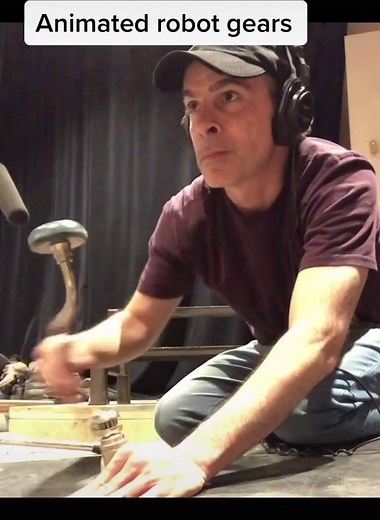 Just one element of many #foley #robot #animation #gears #oddio #oddiostudio #cartoon #mechanics #soundeffects